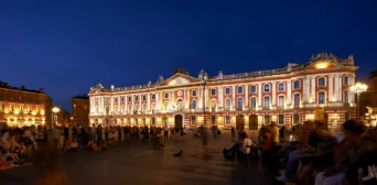 Photo TOULOUSE by VIET - Le Capitole de nuit