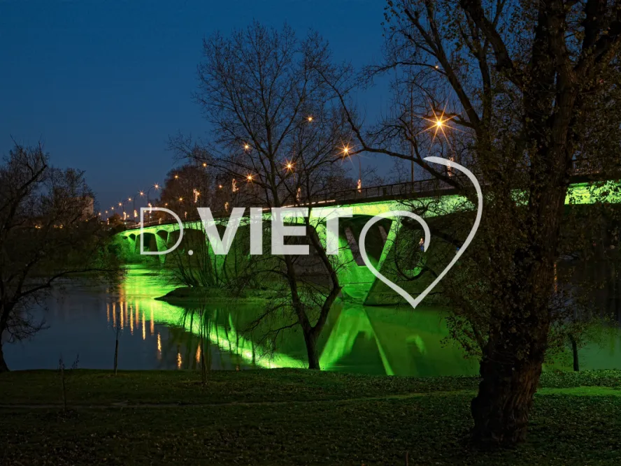 Photo TOULOUSE by VIET - Illuminations du pont Saint Michel