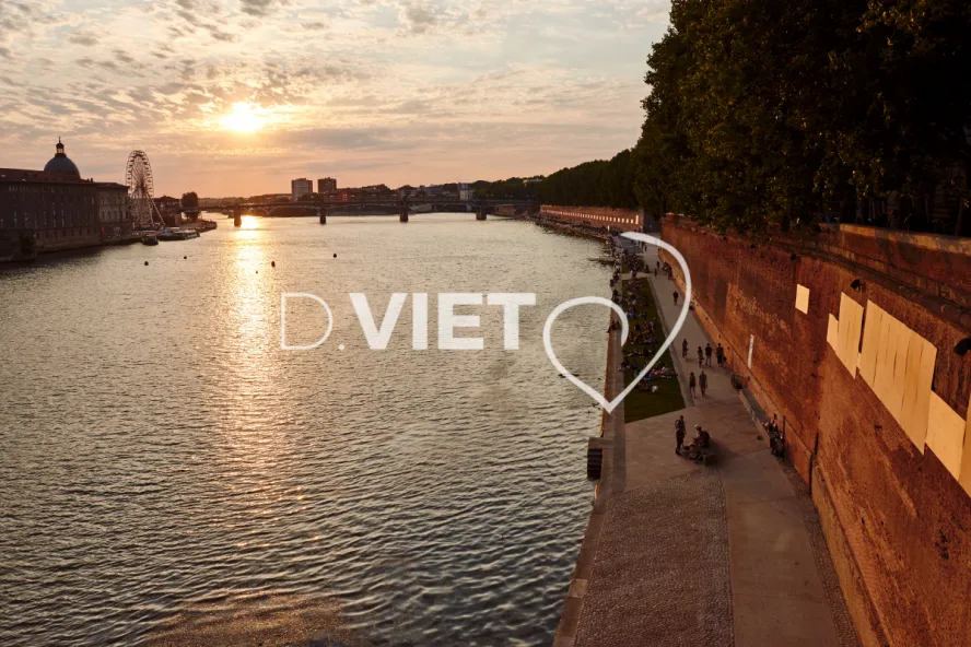 Photo TOULOUSE by VIET - coucher de soleil