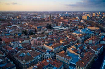 Photo TOULOUSE by VIET - Vue a&eacute;rienne Centre ville