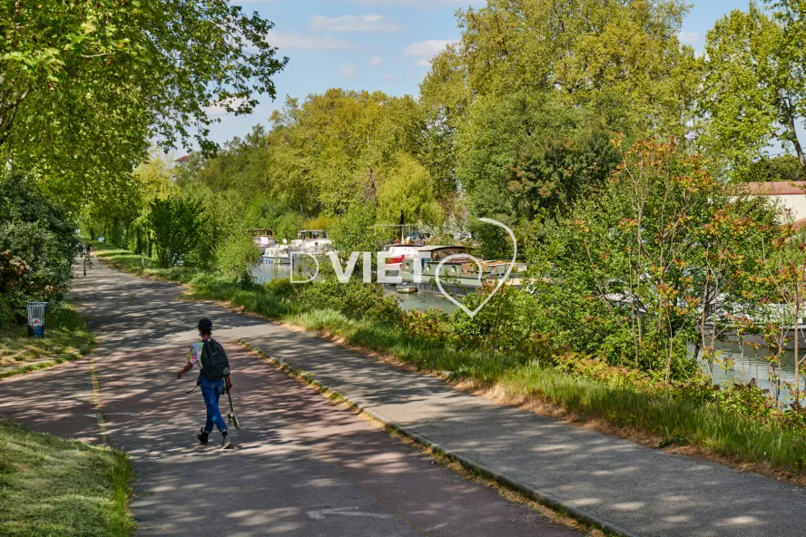 Photo TOULOUSE by VIET - Canal lateral péniches