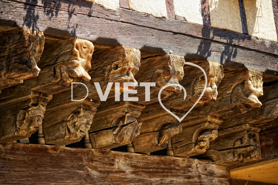 Photo TOULOUSE by VIET - Mirepoix tete sculptées