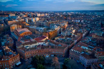Photo TOULOUSE by VIET - Vue a&eacute;rienne Centre ville