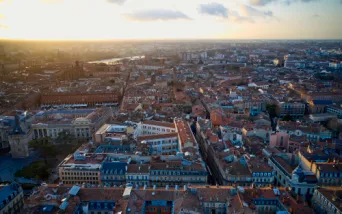 Photo TOULOUSE by VIET - Vue a&eacute;rienne Centre ville