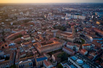 Photo TOULOUSE by VIET - Vue a&eacute;rienne Centre ville