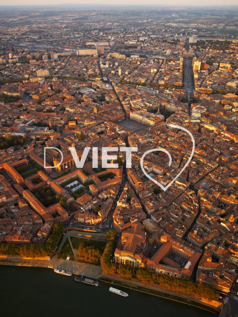 Photo TOULOUSE by VIET - Vue aérienne de Toulouse