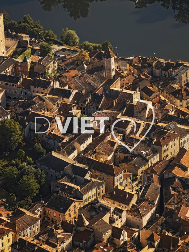 Photo TOULOUSE by VIET - vue aerienne lot et cahors