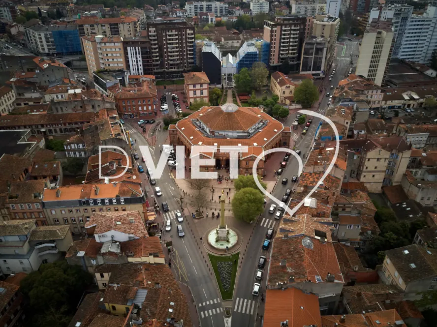 Photo TOULOUSE by VIET - Vue sur la place Dupuy
