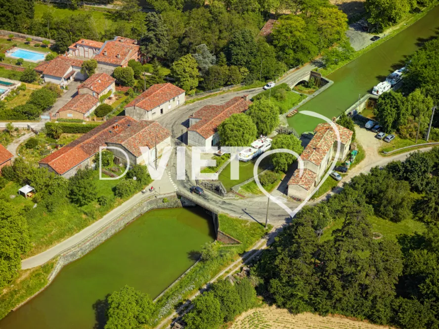 Photo TOULOUSE by VIET - Canal du Midi ecluse de Negra