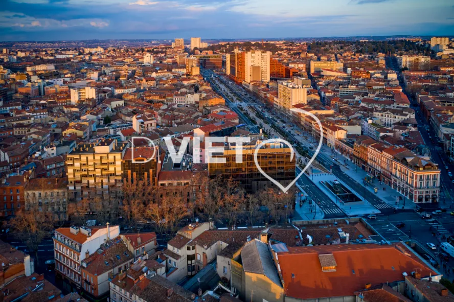 Photo TOULOUSE by VIET - Vue aérienne Centre ville