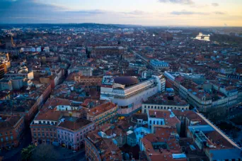 Photo TOULOUSE by VIET - Vue a&eacute;rienne Centre ville