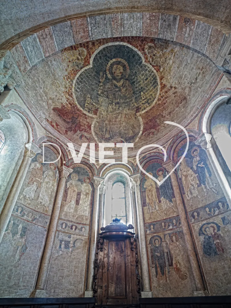 Photo TOULOUSE by VIET - cathedrale st lizier fresque romane