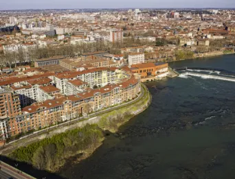 Photo TOULOUSE by VIET - Les Amidonniers pont des catalans Bazacle