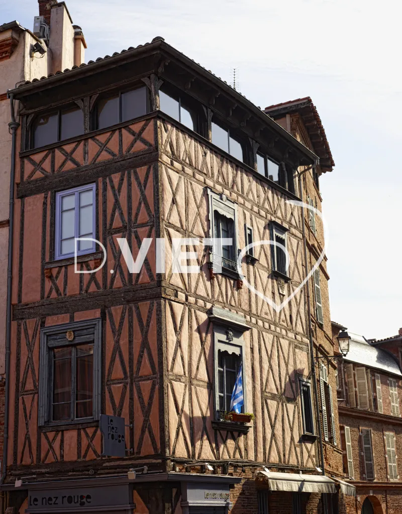 Photo TOULOUSE by VIET - Dalbade facade brique