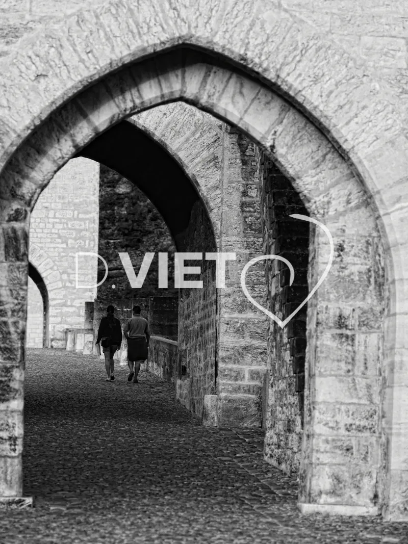 Photo TOULOUSE by VIET - Le pont Valentré franchissant le Lot