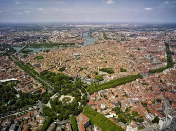 Photo TOULOUSE by VIET - A&eacute;rien centre ville