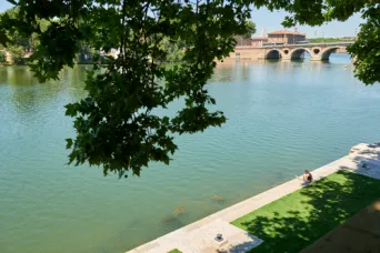 Photo TOULOUSE by VIET - les bords de garonne
