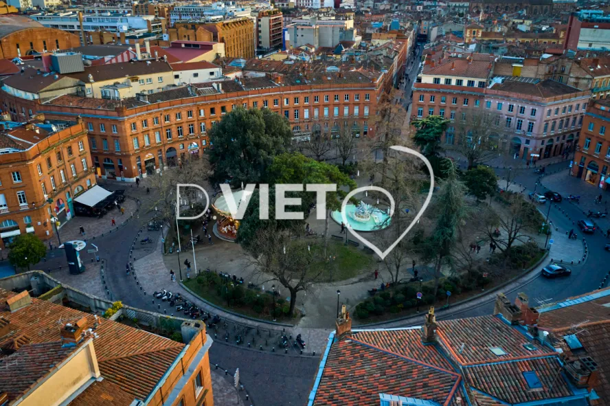 Photo TOULOUSE by VIET - Vue aérienne Centre ville