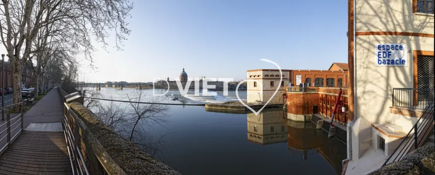 Photo TOULOUSE by VIET - Panoramique sur la Garonne