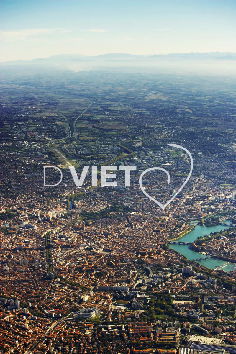 Photo TOULOUSE by VIET - Vue aérienne du Grand Toulouse