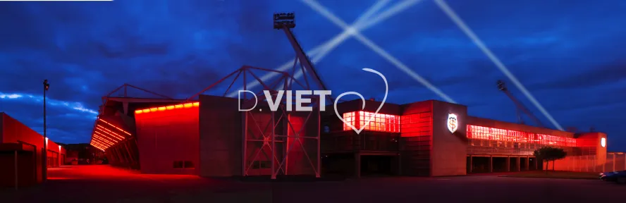 Photo TOULOUSE by VIET - Stade Toulousain de nuit