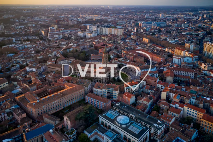 Photo TOULOUSE by VIET - Vue aérienne Centre ville