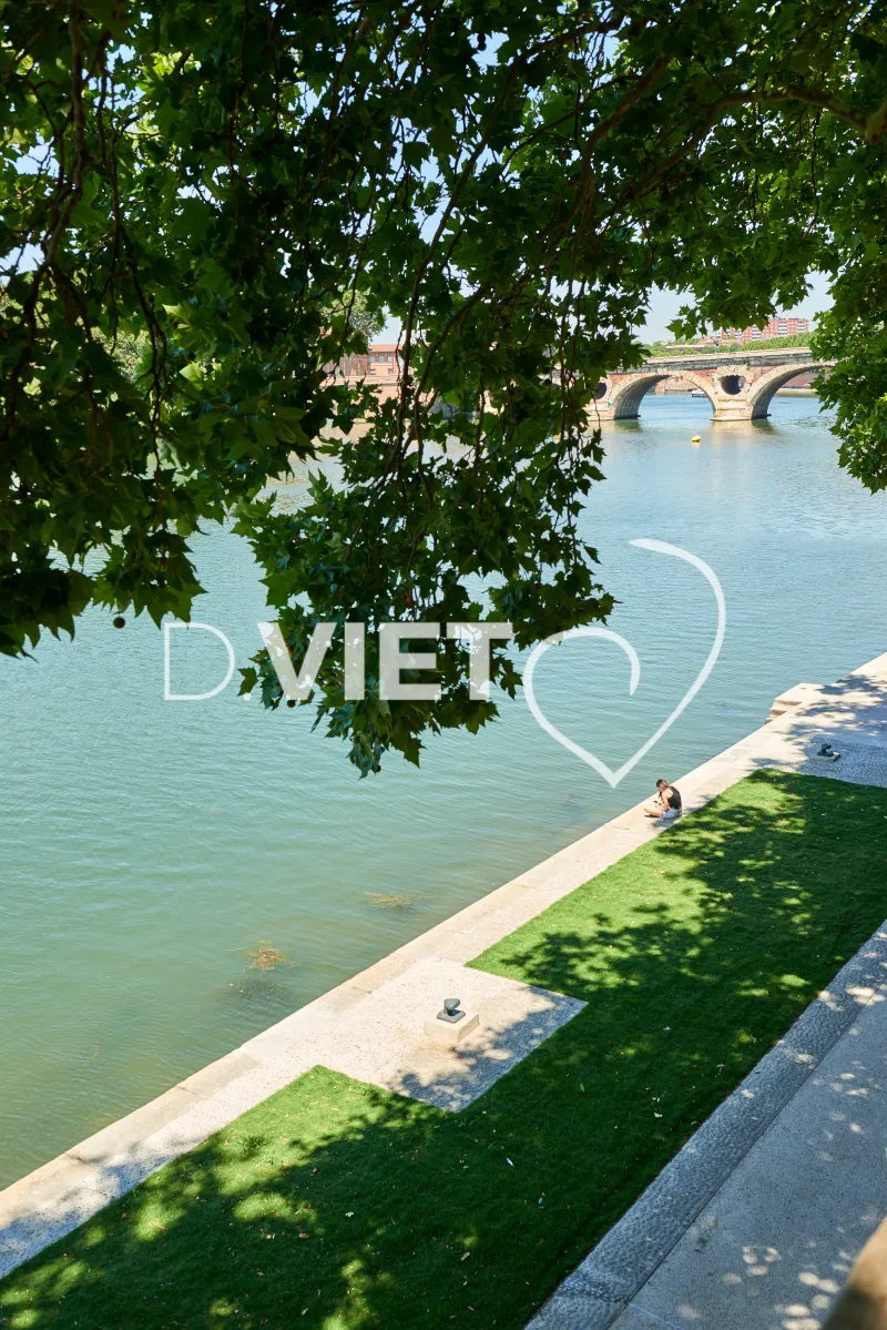Photo TOULOUSE by VIET - les bords de garonne