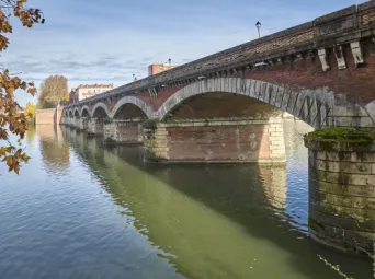 Photo TOULOUSE by VIET - Garonne et pont du halage de Tounis
