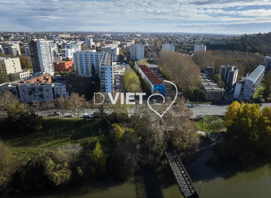 Photo TOULOUSE by VIET - Passerelle de la poudrière et Empalot