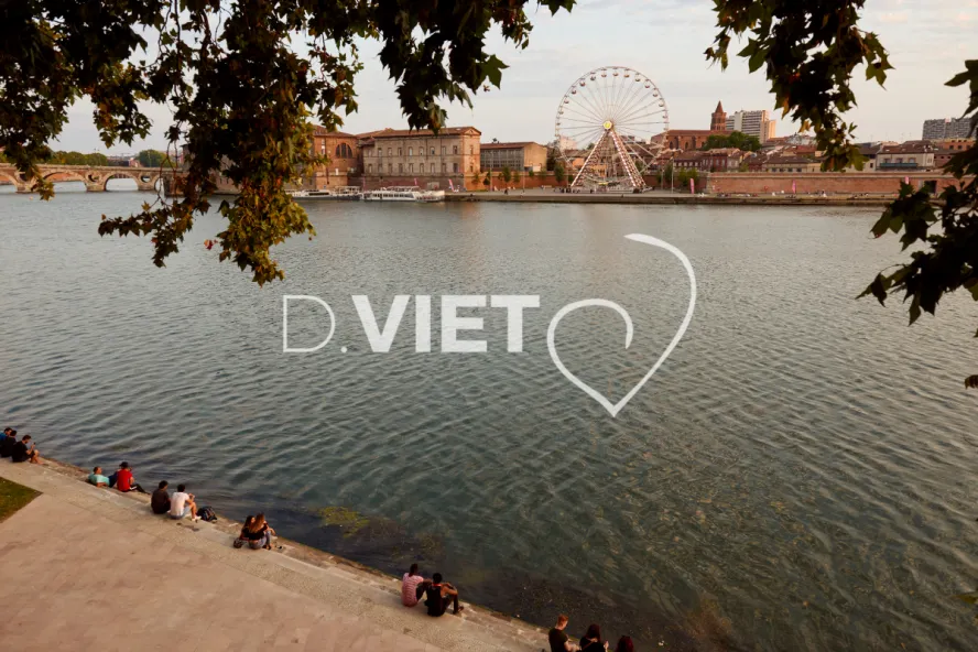 Photo TOULOUSE by VIET - coucher de soleil