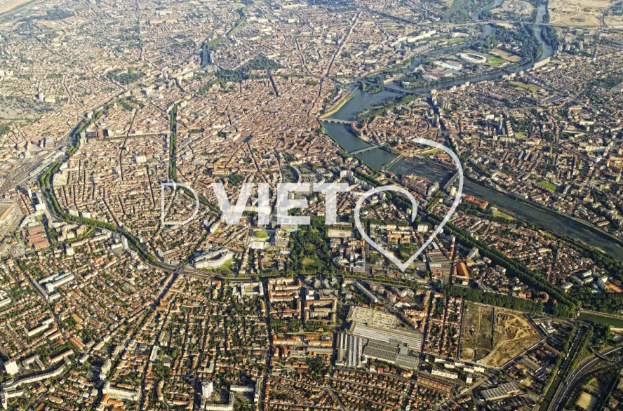 Photo TOULOUSE by VIET - Vue aérienne du Grand Toulouse
