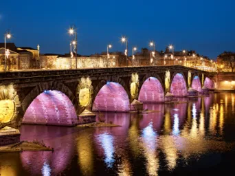 Photo TOULOUSE by VIET - Illuminations du pont Neuf
