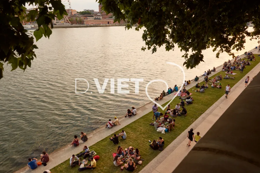 Photo TOULOUSE by VIET - coucher de soleil