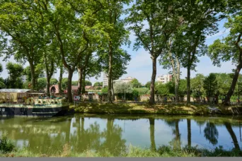 Photo TOULOUSE by VIET - Bateau sur canal du midi