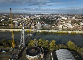 Photo TOULOUSE by VIET - Garonne et passerelle RAPAS