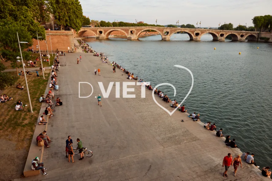 Photo TOULOUSE by VIET - coucher de soleil