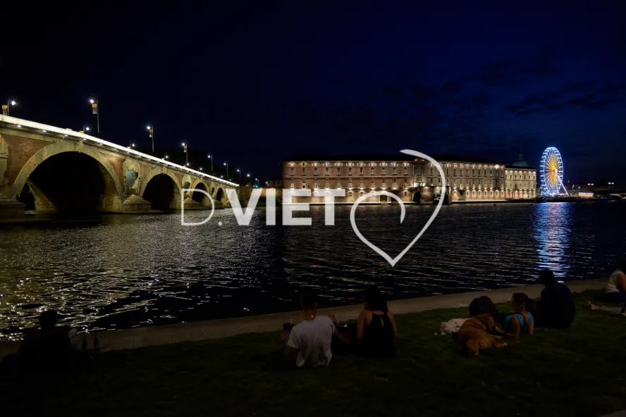 Photo TOULOUSE by VIET - Hotel Dieu et grande roue