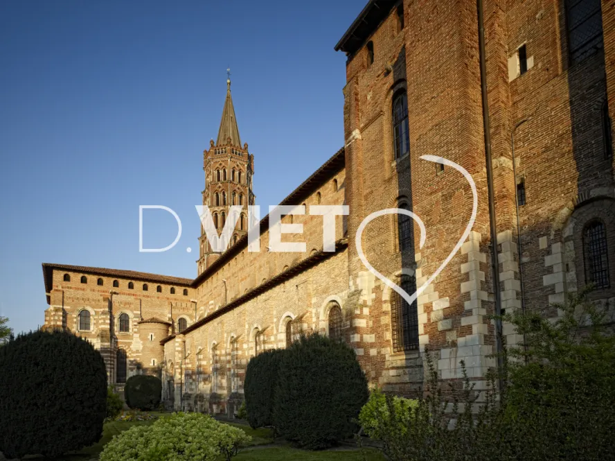 Photo TOULOUSE by VIET - Saint Sernin coucher de soleil