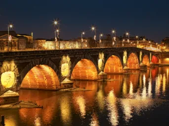 Photo TOULOUSE by VIET - Illuminations du pont Neuf