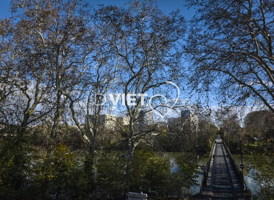 Photo TOULOUSE by VIET - Passerelle de la poudrière